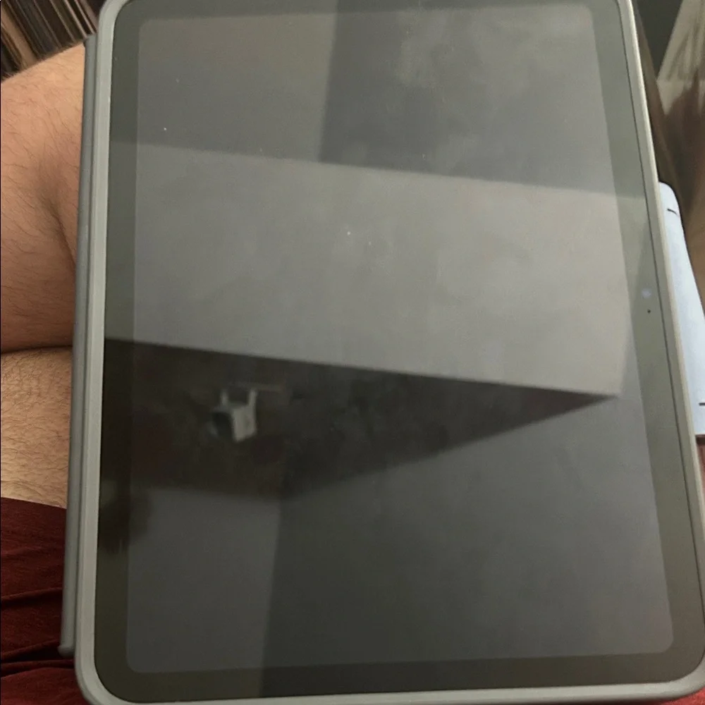Apple Tablet with Black and Gray Design